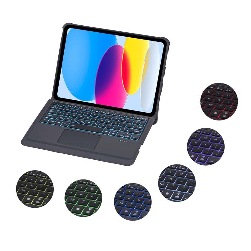 Ốp Máy Tính Bảng Có Bàn Phím Cảm Ứng Cho iPad 10th Gen 2022 Pro 11 inch Air 5 / Air 4 / Air 3 / Air 2 9th 8th 7th 6th 5th Gen Pro 10.5 / Pro 9.7