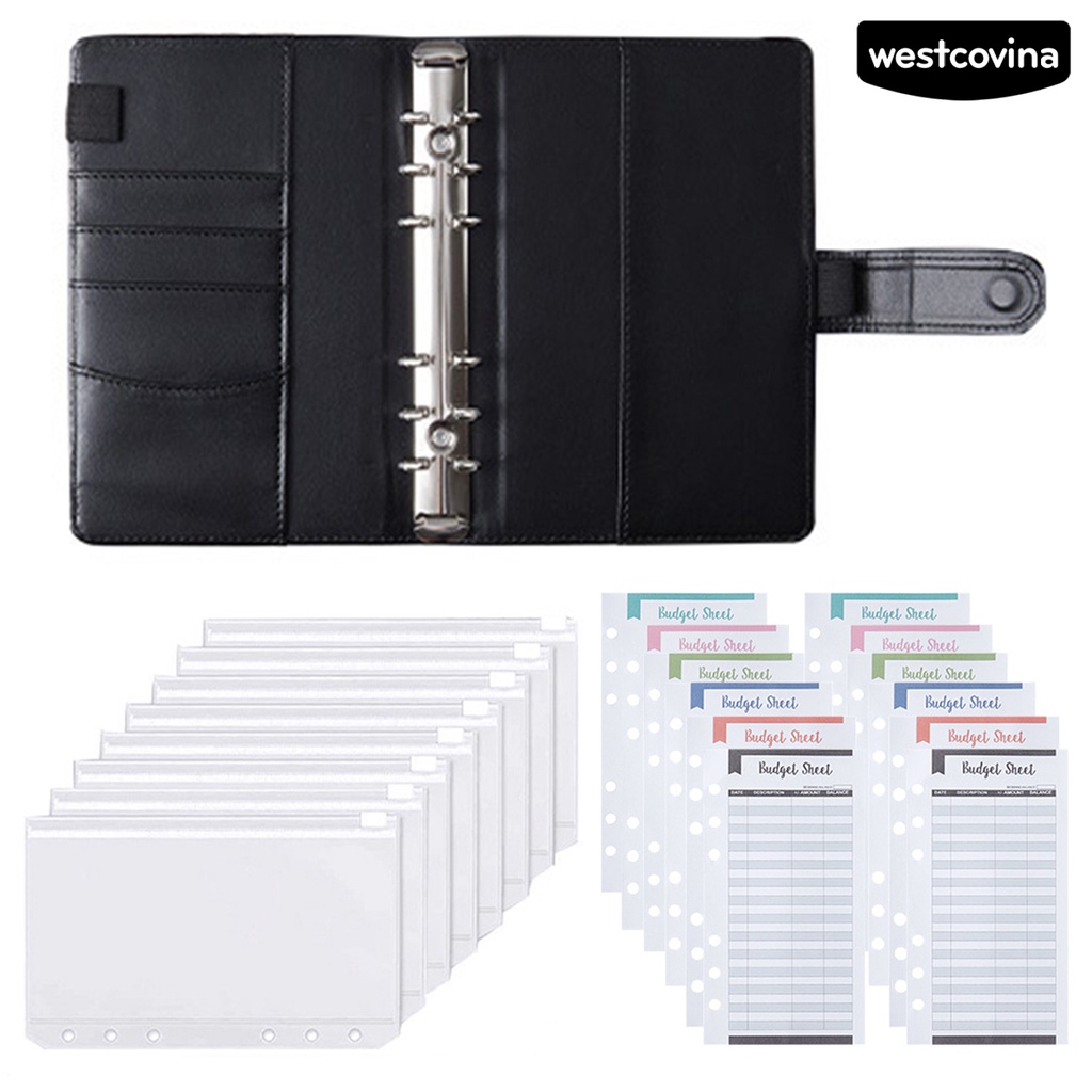 [WSTN] [WSTN]✎1 Bộ Sổ Tay Ghi Âm Đa Năng Có Khóa Kéo Tiện Dụng