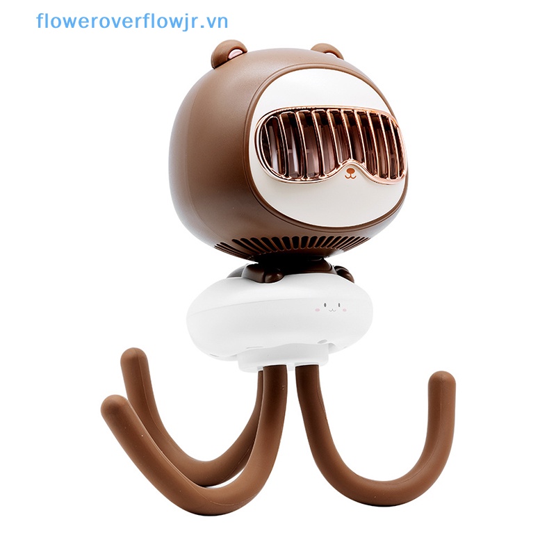 Quạt Không Cánh Dạng Kẹp Linh Hoạt Dễ Thương Gắn Xe Đẩy Em Bé