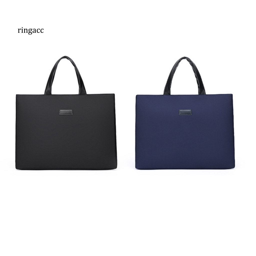 Túi Đựng Tài Liệu RGA Sức Chứa Lớn Chống Mài Mòn Chống Thấm Nước Có Khóa Kéo Màu Sắc Đơn Giản Cho Nam