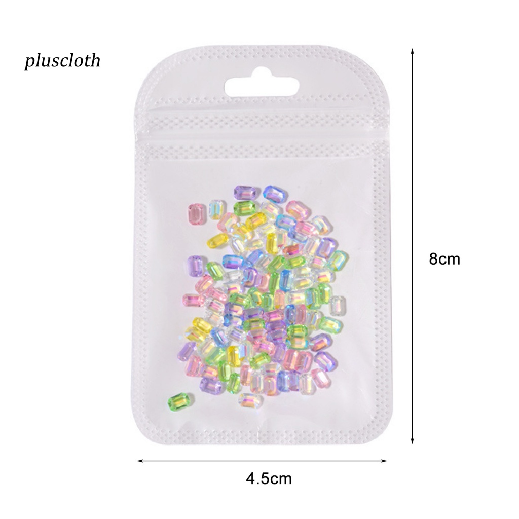 Set 100 Hạt Đá 3D Trang Trí Móng Tay Sau Lưng