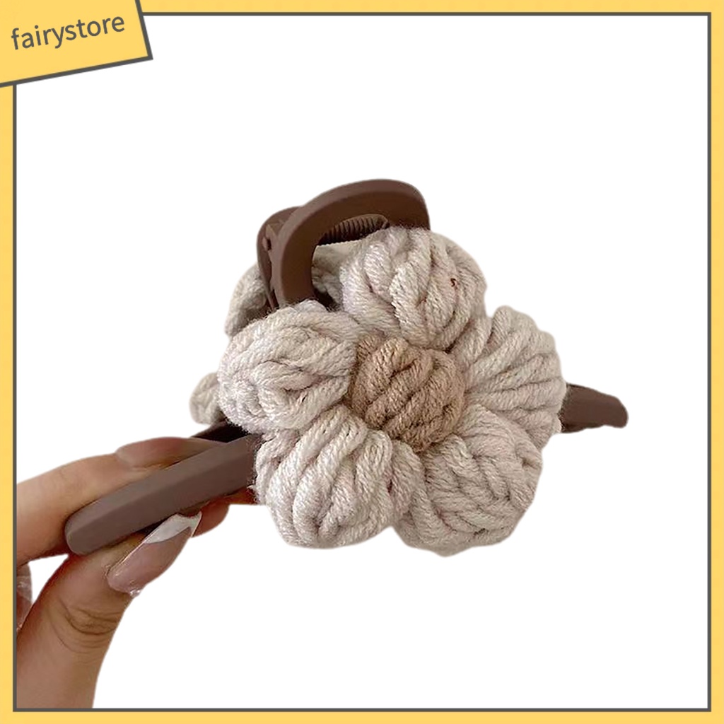 Kẹp Tóc Càng Cua Cố Định Tóc Đuôi Ngựa Mạnh Chống Trượt Màu Sắc Tương Phản