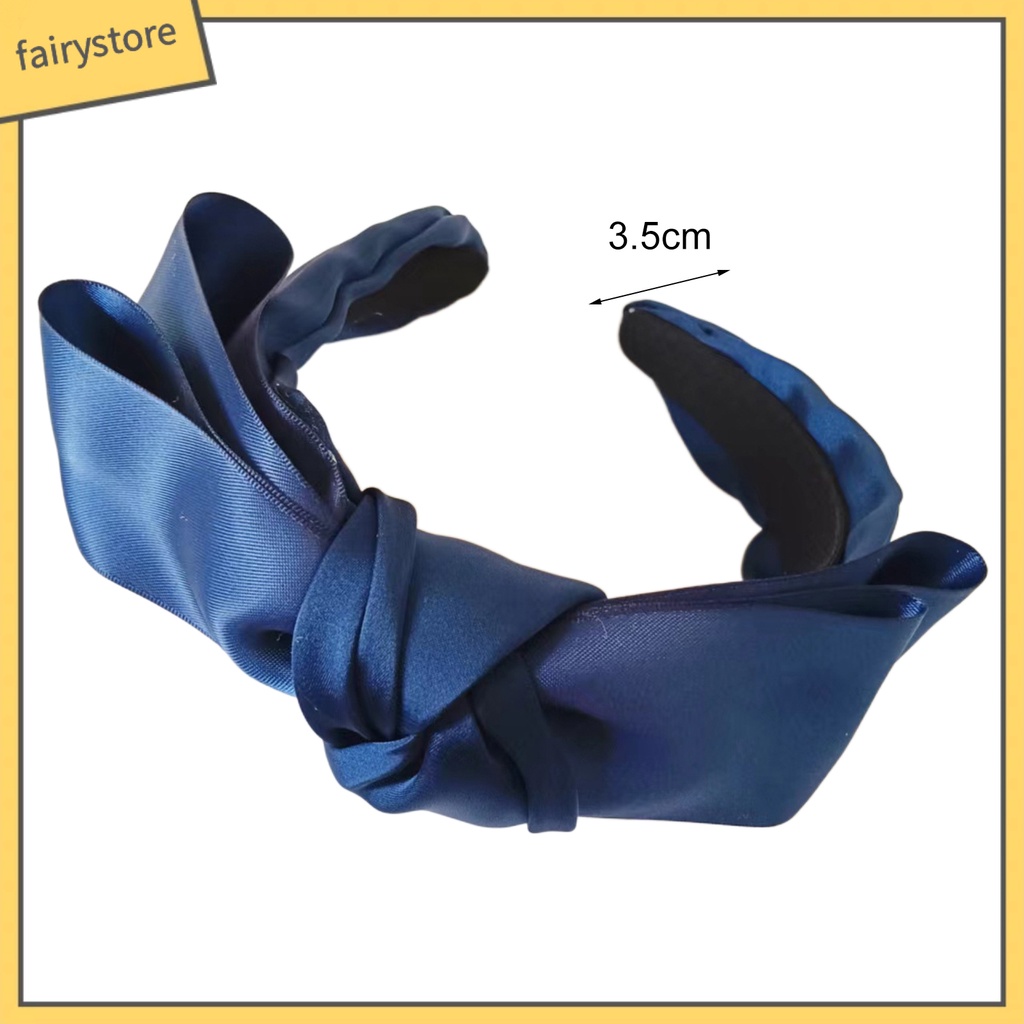 [FRO] Băng Đô Nơ Vải Satin Chống Vỡ Dễ Phối Đồ Thời Trang Đẹp Mắt Dành Cho Chụp Ảnh