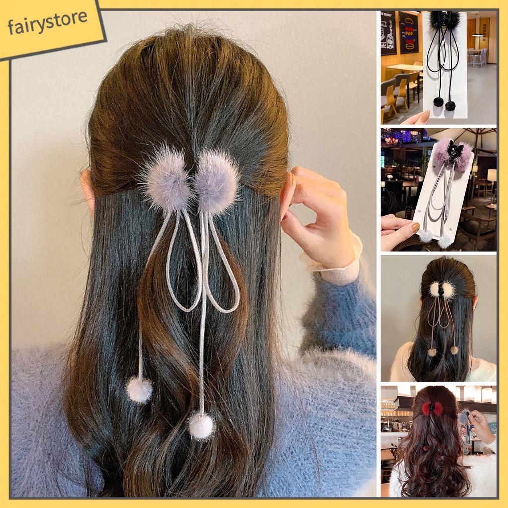 Kẹp Tóc Hình Chiếc Răng Nhỏ Đính Nơ Ruy Băng Phong Cách Hàn Quốc Cho Nữ