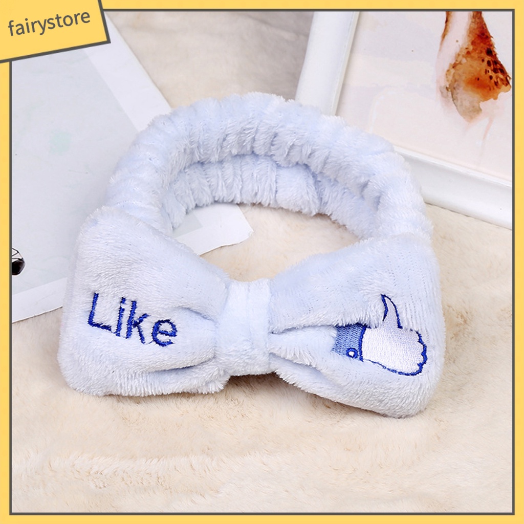 Băng Đô Vải Flannel Mềm Co Giãn Chống Rách Dùng Trang Điểm Cho Nữ