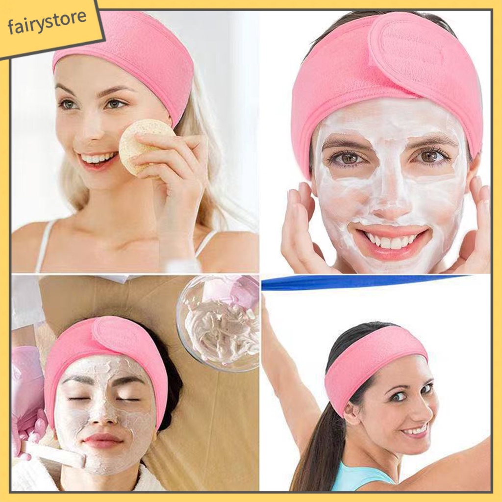 Băng Đô Vải Nỉ Màu Trơn Thấm Hút Mồ Hôi Tốt