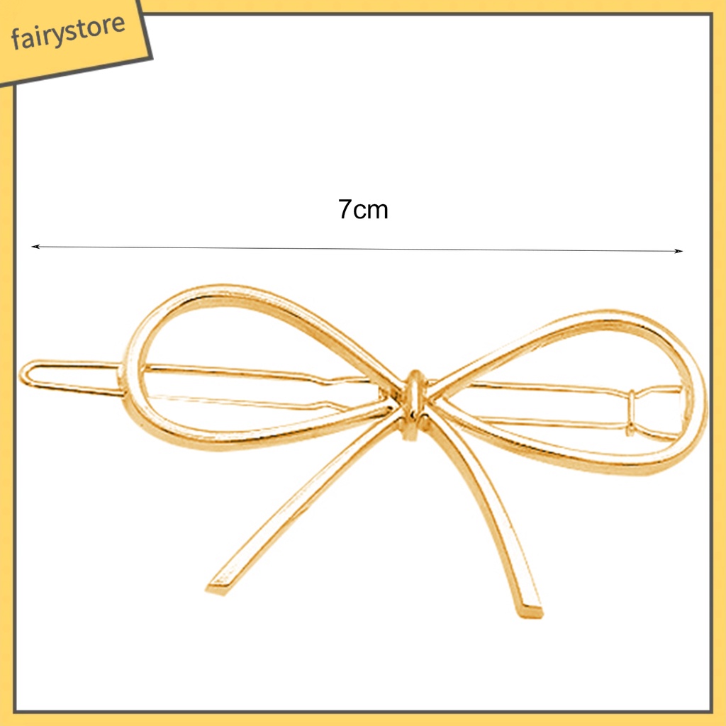 Kẹp Tóc Hình Nơ Nhỏ Gọn 2 Màu Tùy Chọn Dễ Thương