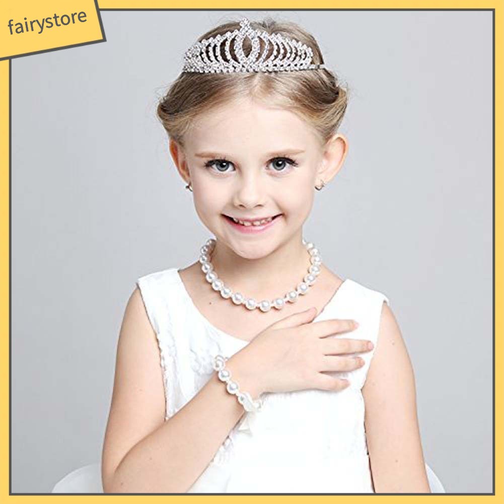 Cài Tóc Hình Vương Miện Đính Đá Nhân Tạo Thời Trang