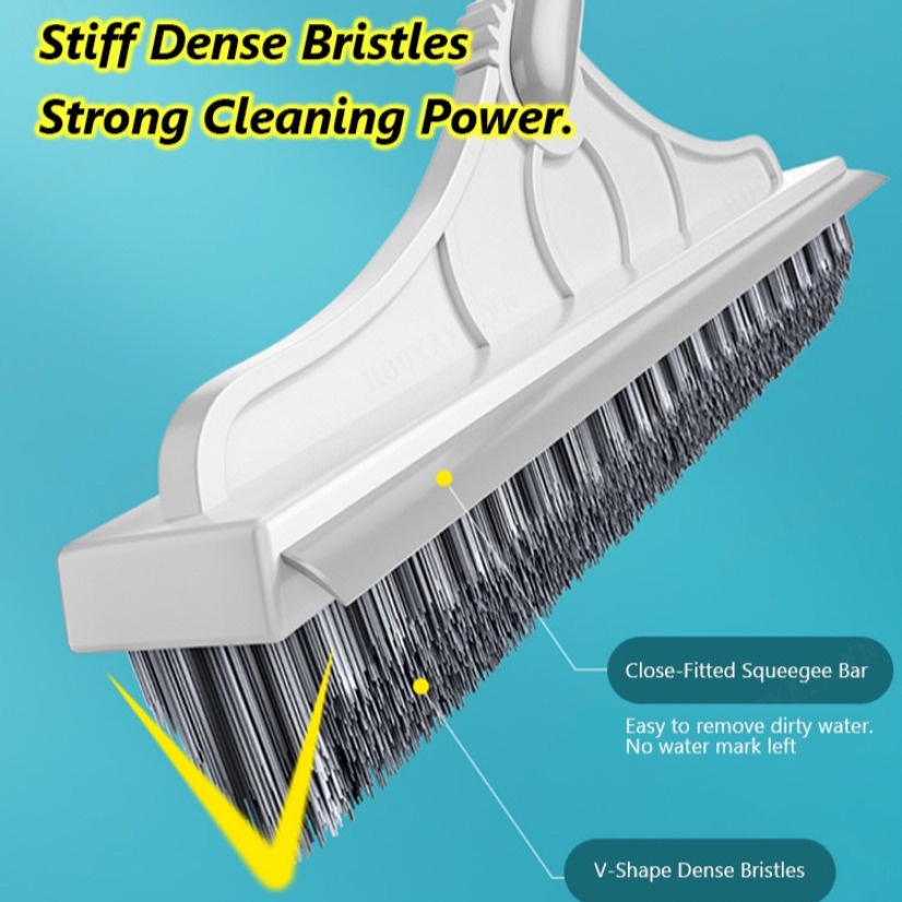 Bàn Chải Lông Cứng Cán Dài Đa Năng Cho Nhà Tắm