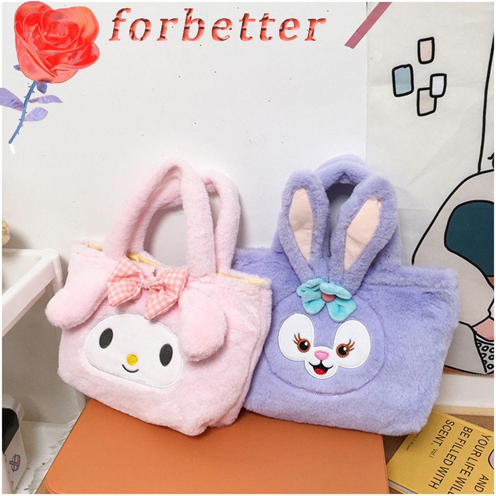 Túi Tote Đựng Điện Thoại Hình Cún Cinnamon Melody Nhồi Bông Ấm Áp Đáng Yêu