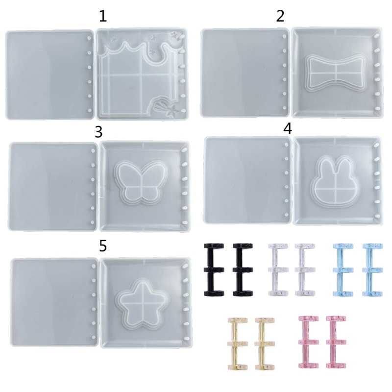 Khuôn Silicone Làm Trang Sức 3 Lỗ A7 DIY