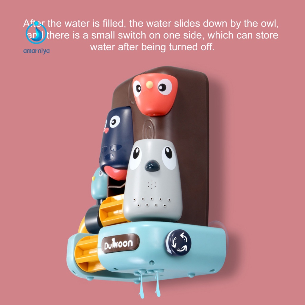 Đồ Chơi Bồn Tắm Hình Chú Chim Nhiều Màu Sắc Phát Triển Trí Thông Minh Cho Trẻ Em