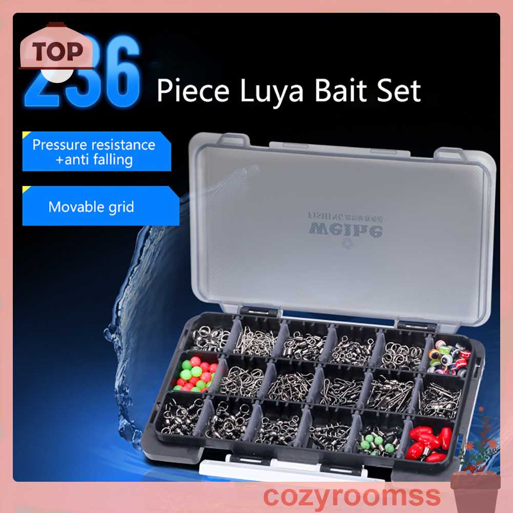 Set 236 Phụ Kiện Câu Cá Chuyên Dụng