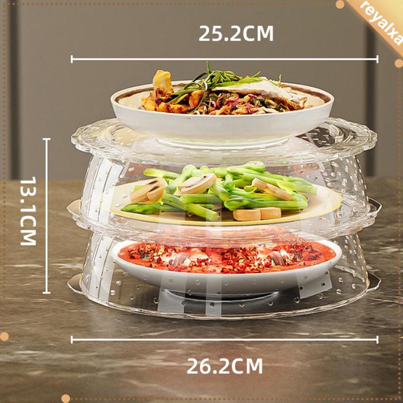 Vỏ Bọc Đĩa Đựng Thức Ăn / Bánh Mì / Súp Đa Năng Có Thể Xếp Chồng Tái Sử Dụng Cho Nhà Bếp