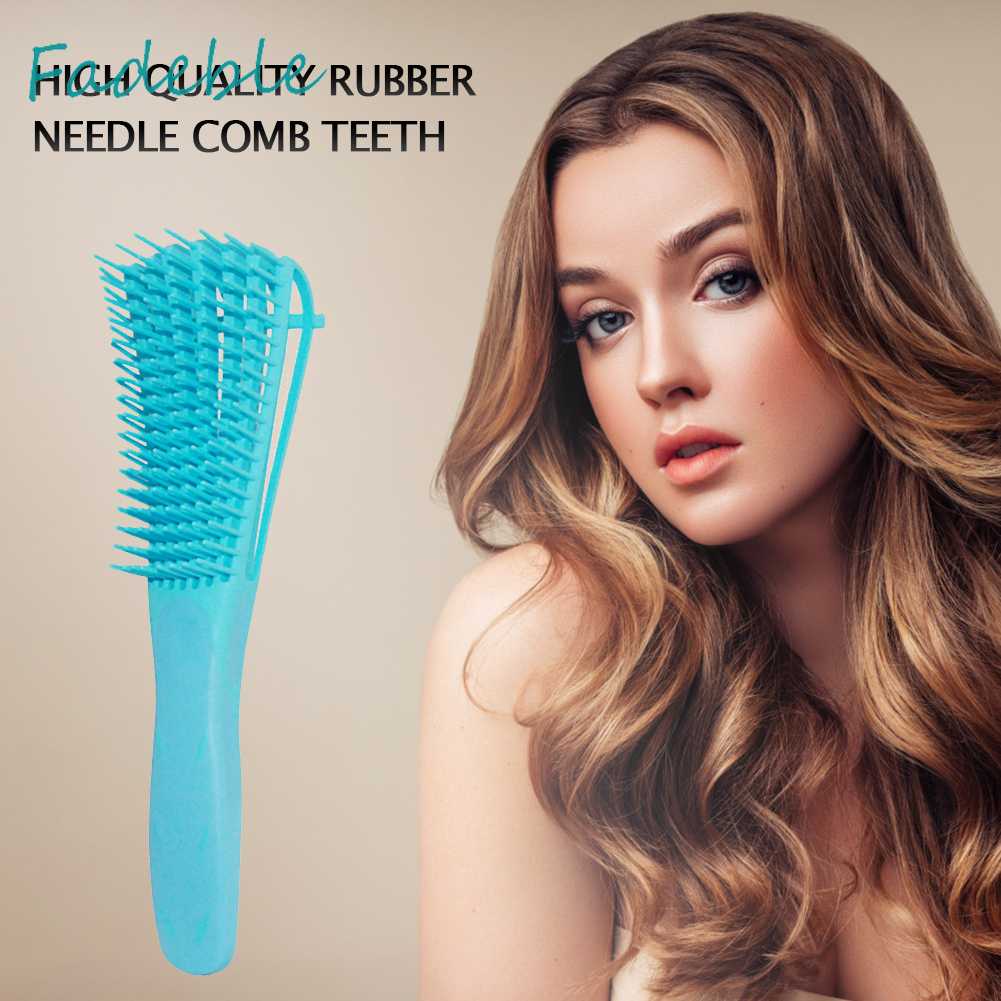 Lược Chải Tóc Mát Xa Da Đầu Bằng Nhựa Tpe Trọng Lượng Nhẹ Chuyên Dụng Cho Salon