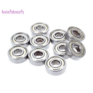 Bộ 10 cái gồm 10 cái. 10 cái vòng bi 608 zz 8x22x7mm bằng thép chất lượng cao