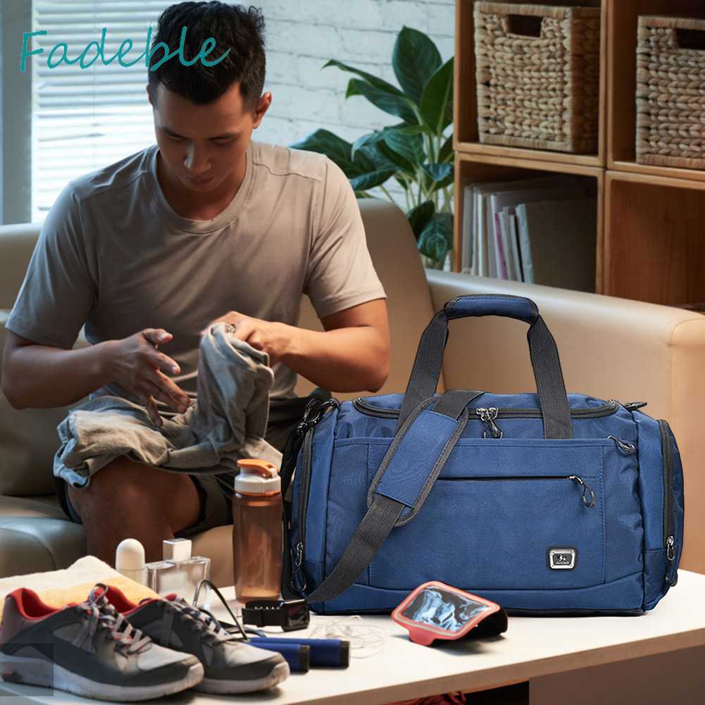 Túi Đựng Đồ Tập Thể Thao Sức Chứa Lớn Chia Ngăn Khô / Ướt Tiện Dụng Cho Nam Và