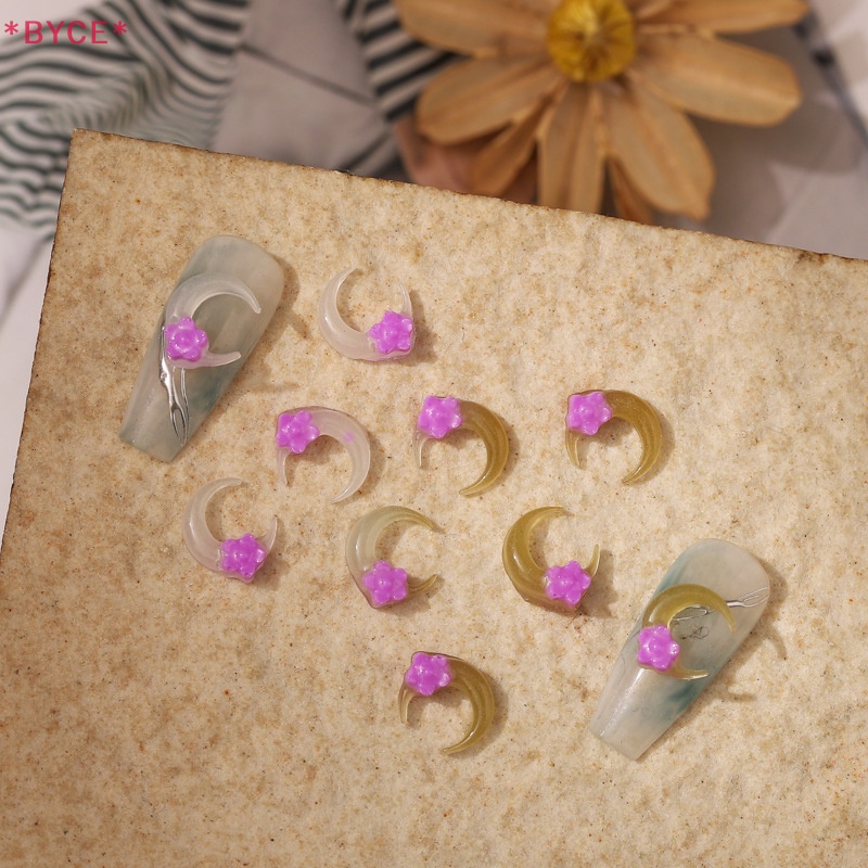 Bộ 50 Phụ Kiện Đá 3D Trang Trí Móng Tay Nghệ Thuật Mới