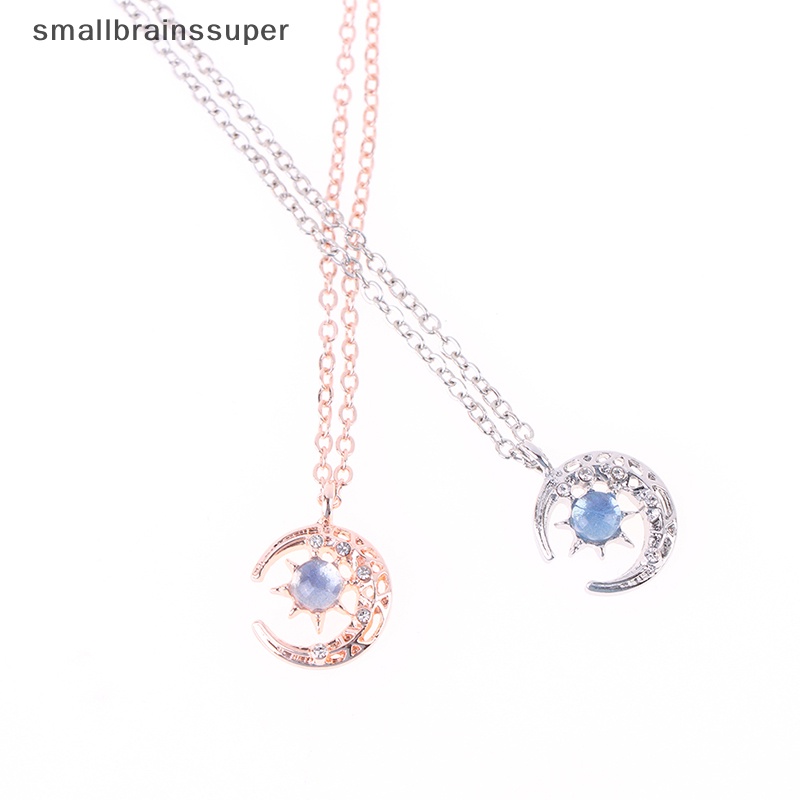 Vòng cổ Mặt Trăng Và Ngôi Sao Đính Đá Thời Trang Cho Nữ SBS