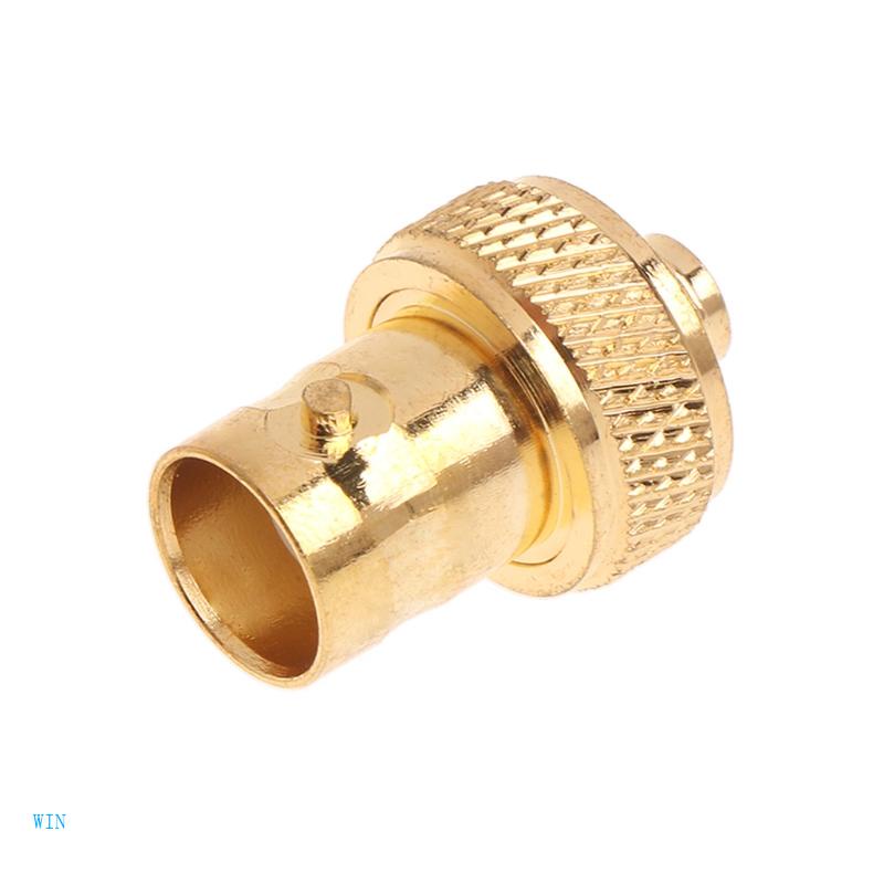 Đầu Nối Chuyển Đổi Giắc Cắm BNC Cái Sang SMA Cái Mạ Vàng