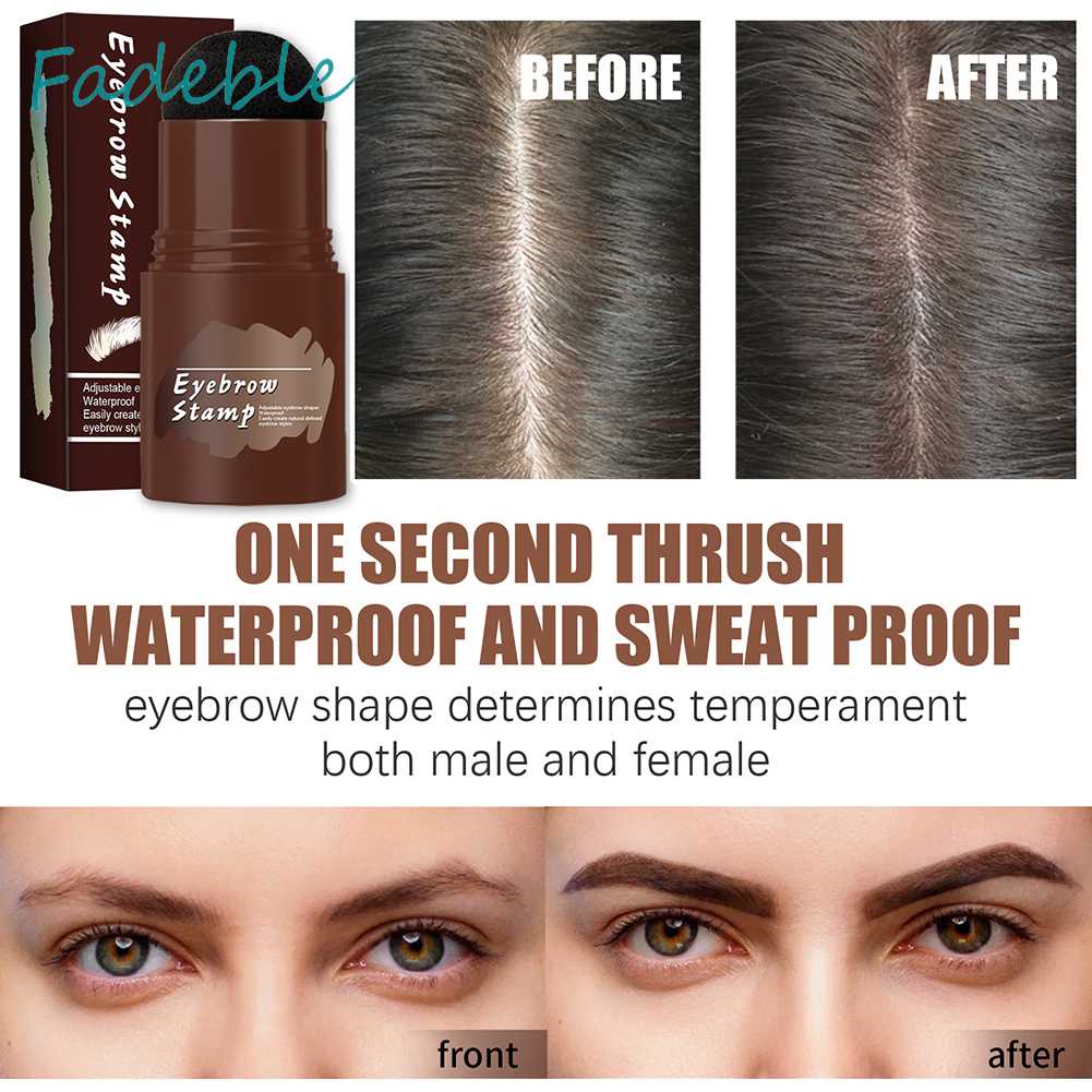 Bút Kẻ Lông Mày Dạng Đóng Dấu Một Bước Chống Thấm Nước Trang Điểm Chuyên Nghiệp