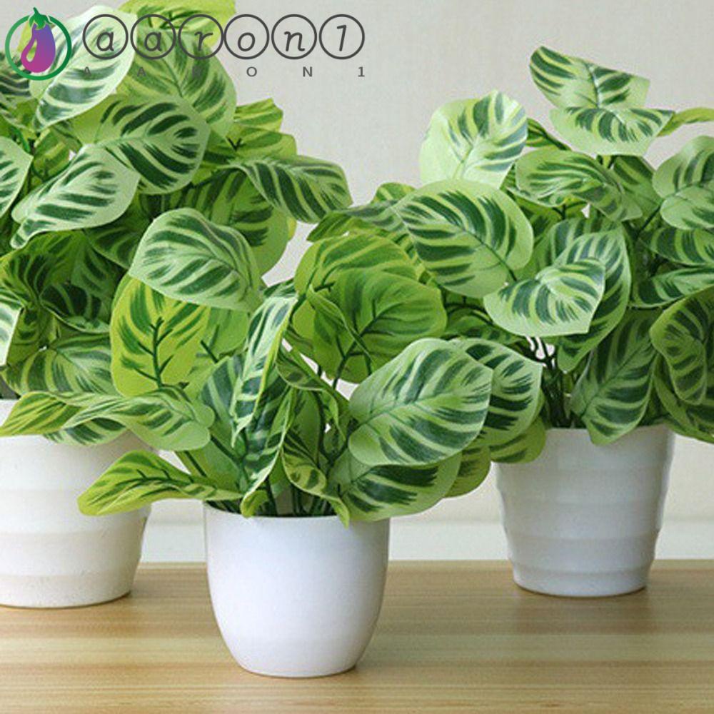 Chậu Cây Nhân Tạo AARON1 Kích Thước Nhỏ Sáng Tạo Để Bàn Trang Trí Nhà Cửa / Tiệc Cưới / Sân Vườn