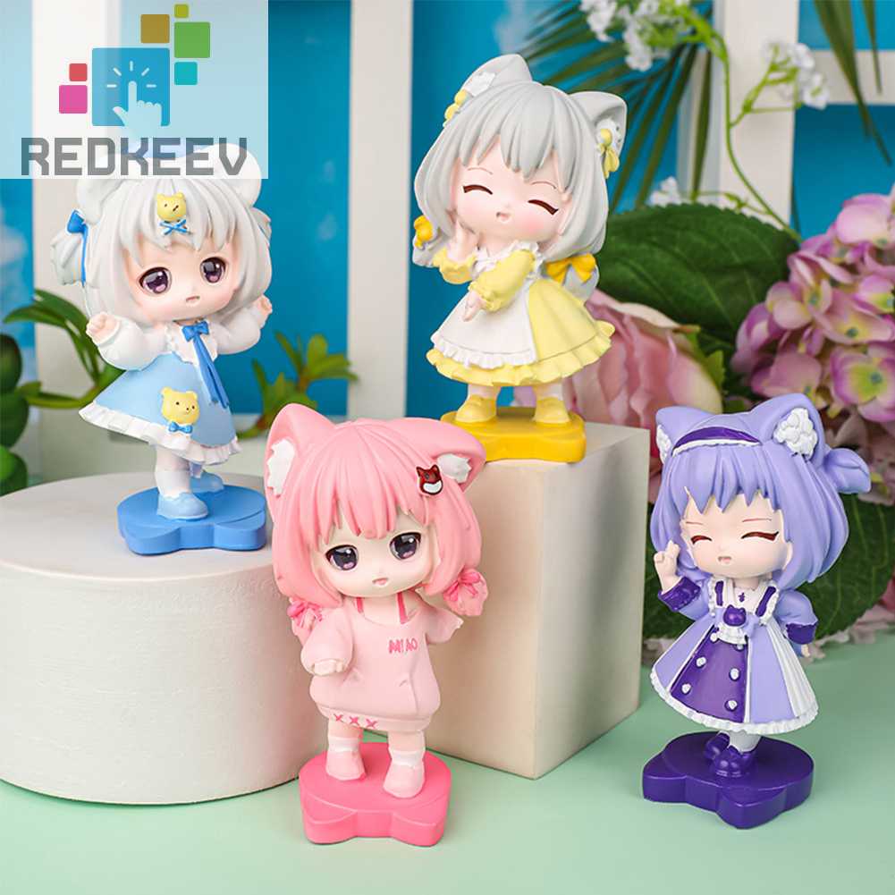 Đồ trang trí Cô Gái Bằng Nhựa Resin Dễ Thương Trang Trí Phòng Khách / Phòng Ngủ