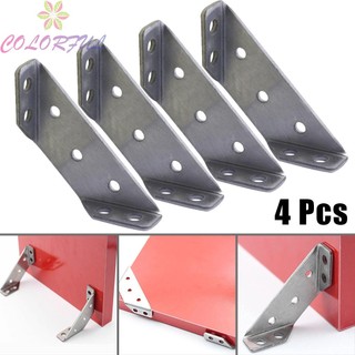 【COLORFUL】Durable 2mm Stainless Steel Corner Brackets – 90 Degree Angle Support