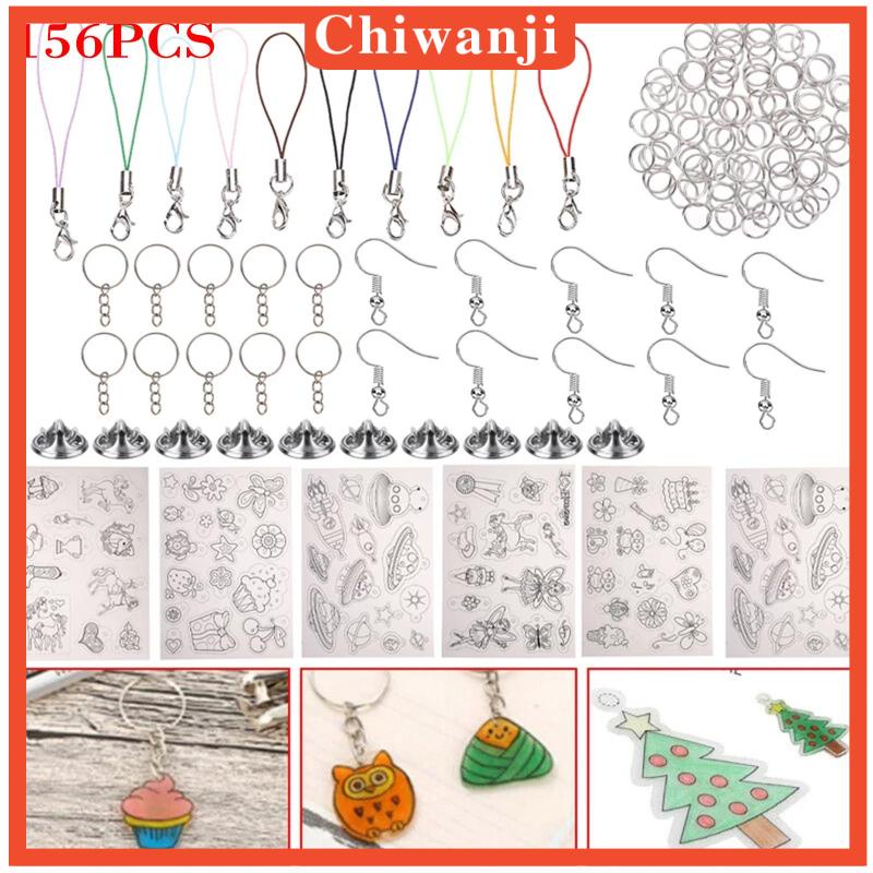 [Chiwanji] Móc Khóa Thủ Công DIY Sáng Tạo 145 Miếng