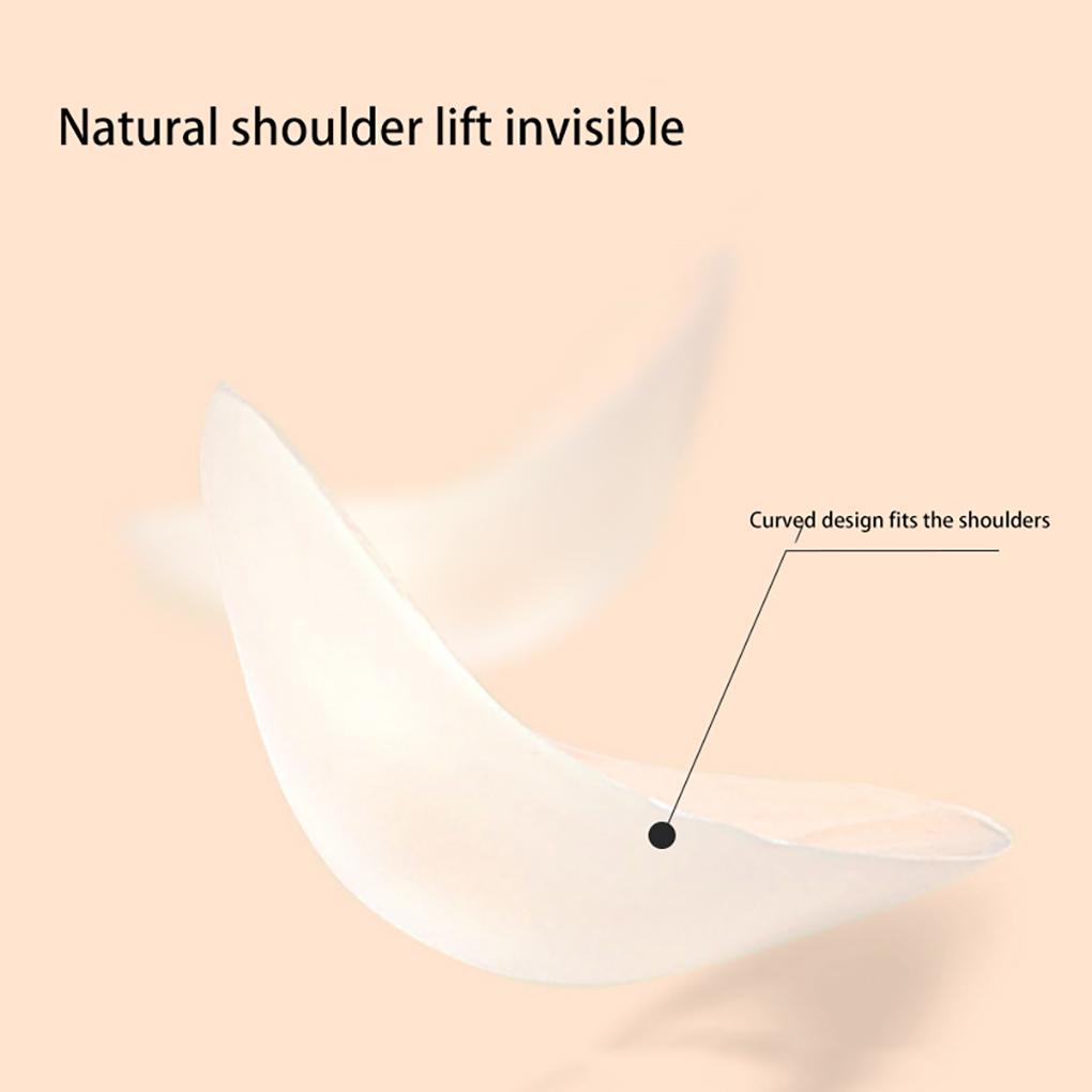 Set 2 Miếng Đệm Vai Mềm Mại Tự Dính Không Để Lại Dấu Vết Thoáng Khí Trang Trí May Vá