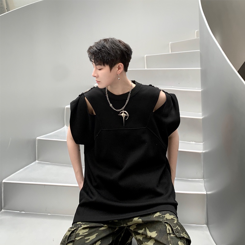 Áo Thun Không Tay Phong Cách Đường Phố Thời Trang Mùa Hè 2023 Mới