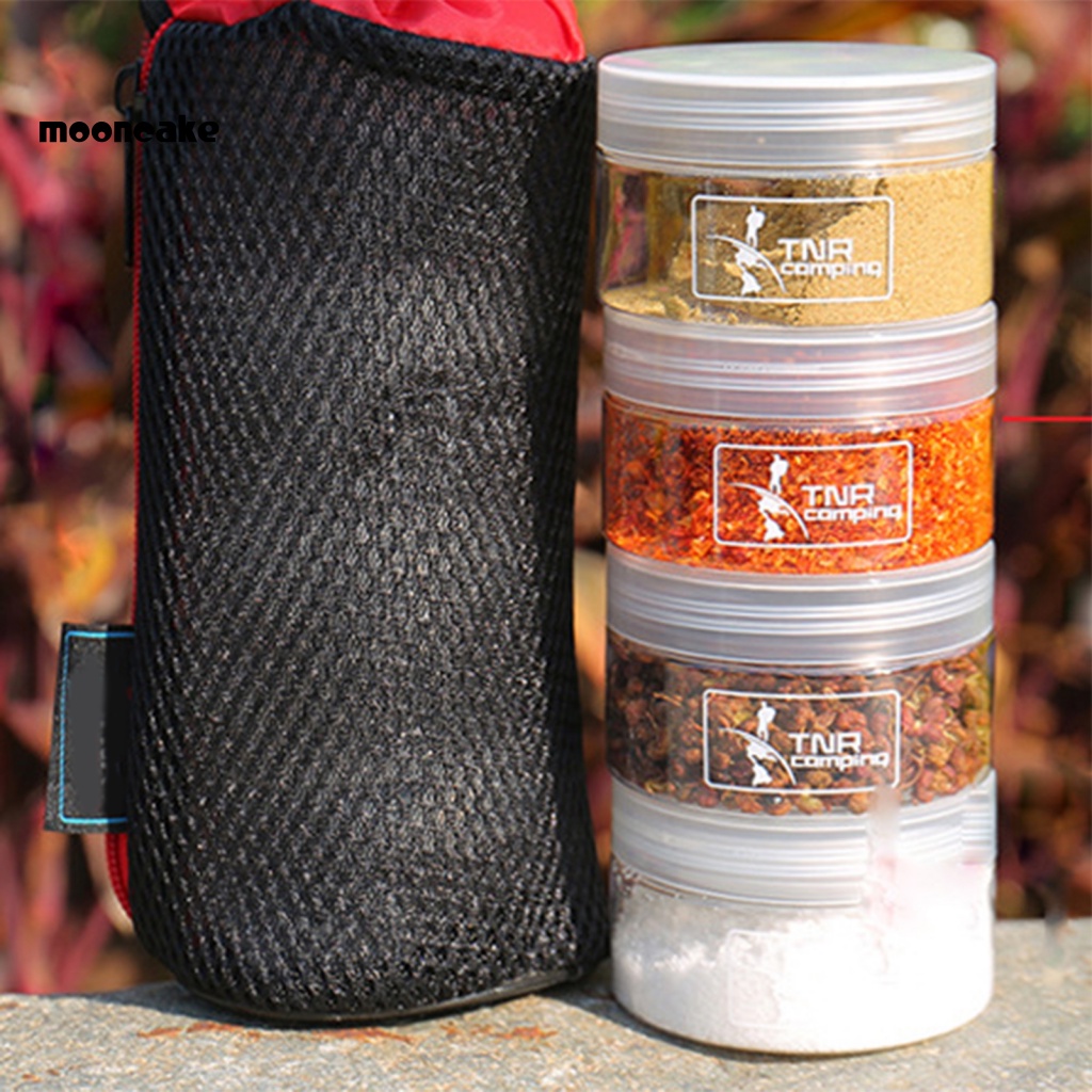 1 Bộ Hũ Đựng Gia Vị Nhiều Kiểu Không BPA Cho Cắm Trại Ngoài Trời