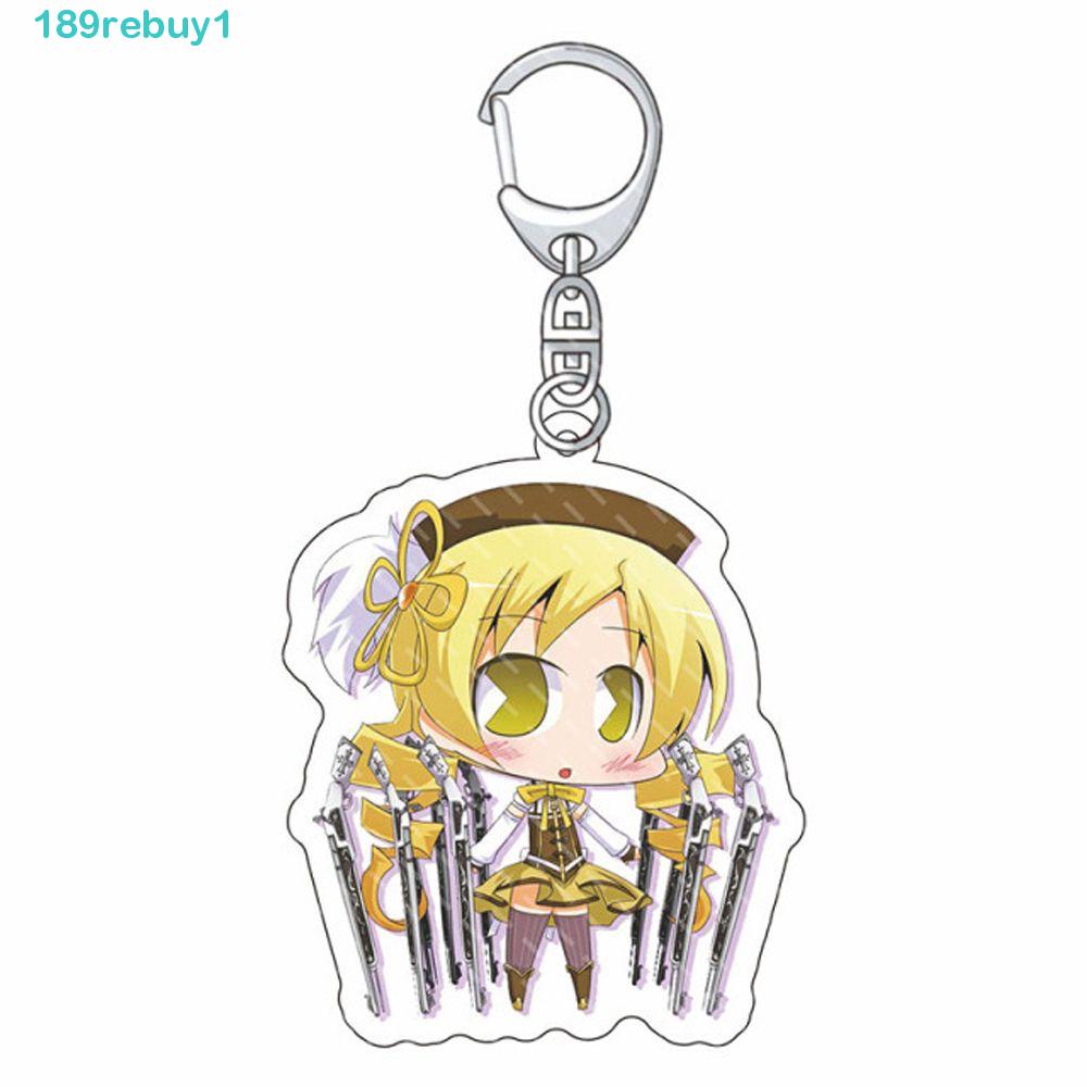 Rebuy1 Móc Khóa Bằng Acrylic Hai Mặt Họa Tiết Nhân Vật Hoạt Hình Anime