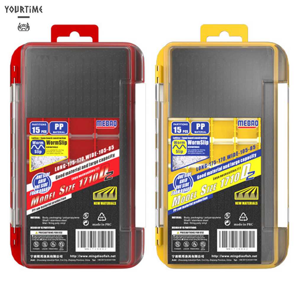 Hộp Đựng Mồi Câu Cá 2 Tầng Chống Thấm Nước Ốp