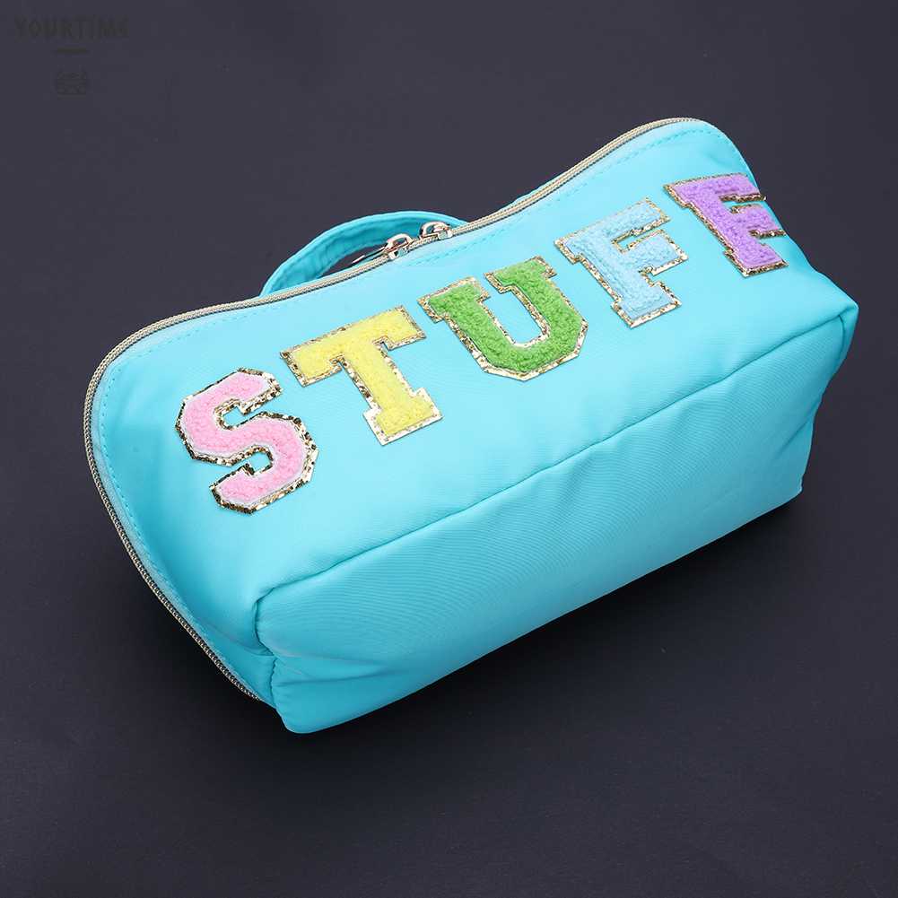 Túi Đựng Mỹ Phẩm Bằng Nylon Sức Chứa Lớn Tiện Dụng Cho Nữ