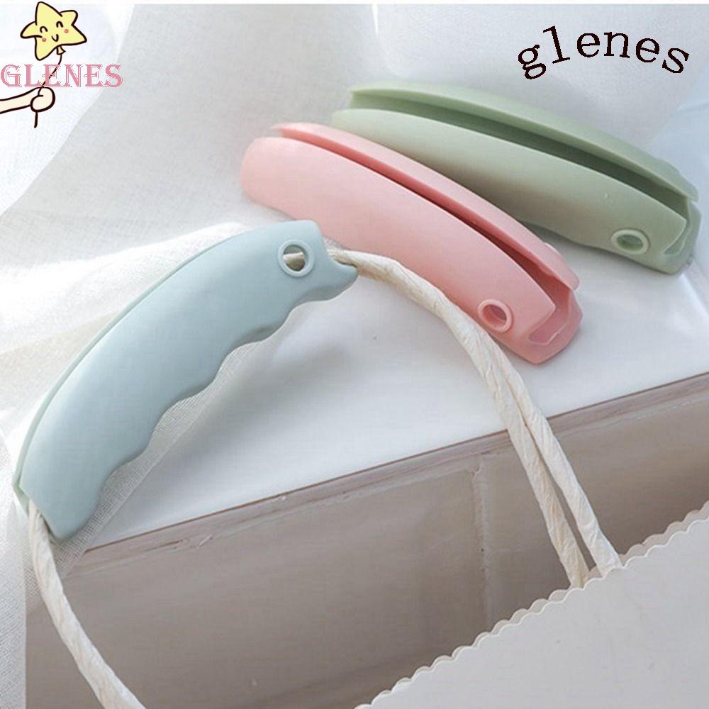 1 Kẹp Giữ Túi Nilon Tiện Lợi Màu Sắc Ngọt Ngào Chất Lượng Cao