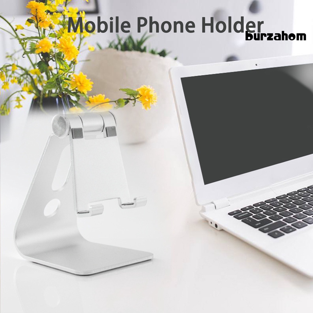 Giá Đỡ Điện Thoại / Máy Tính Bảng Bằng Kim Loại Chống Trượt Chịu Được Sức Nặng 270 Độ