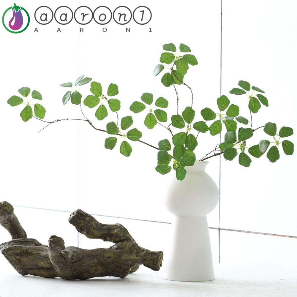 Aaron1 Lá Sen Nhân Tạo 45 / 88 / 120cm Trang Trí Phòng Khách Tiệc Cưới