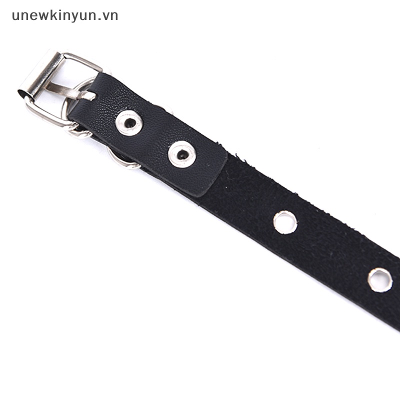 Vòng Cổ Choker Bằng Da Phong Cách Punk Gothic Thời Trang Cho Nữ