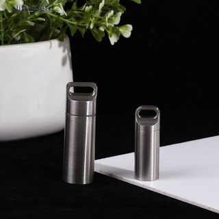 Hộp Đựng Thuốc Mini Bằng Titan Chống Thấm Nước Tiện Dụng