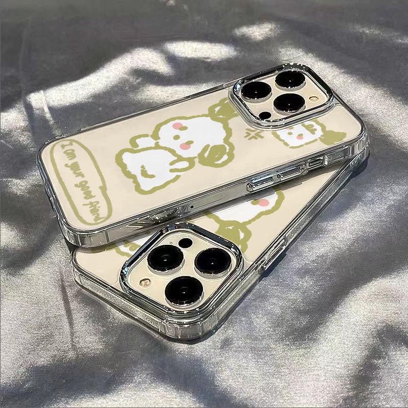 ✅Ốp Điện Thoại Mềm Chống Sốc Hình Cún Dễ Thương Cho iPhone127max 8In 14pro 1311 JO4F