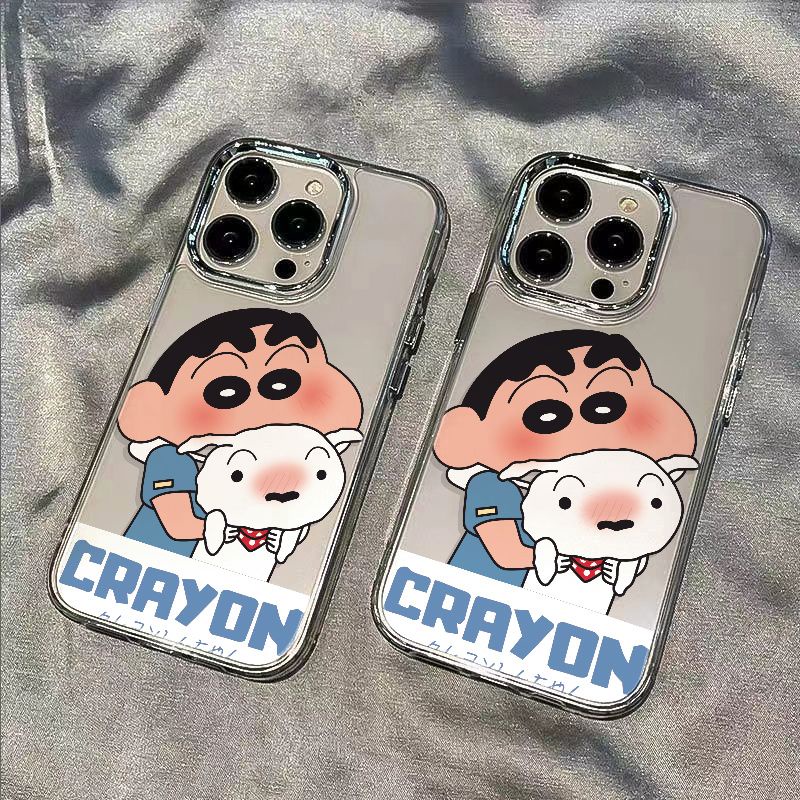 ✅Ốp Điện Thoại Mềm Chống Sốc In Hình Chú Cún Shin-Chan Cho Iphone 11 plus 13In 1214Pro8 7 5B2N