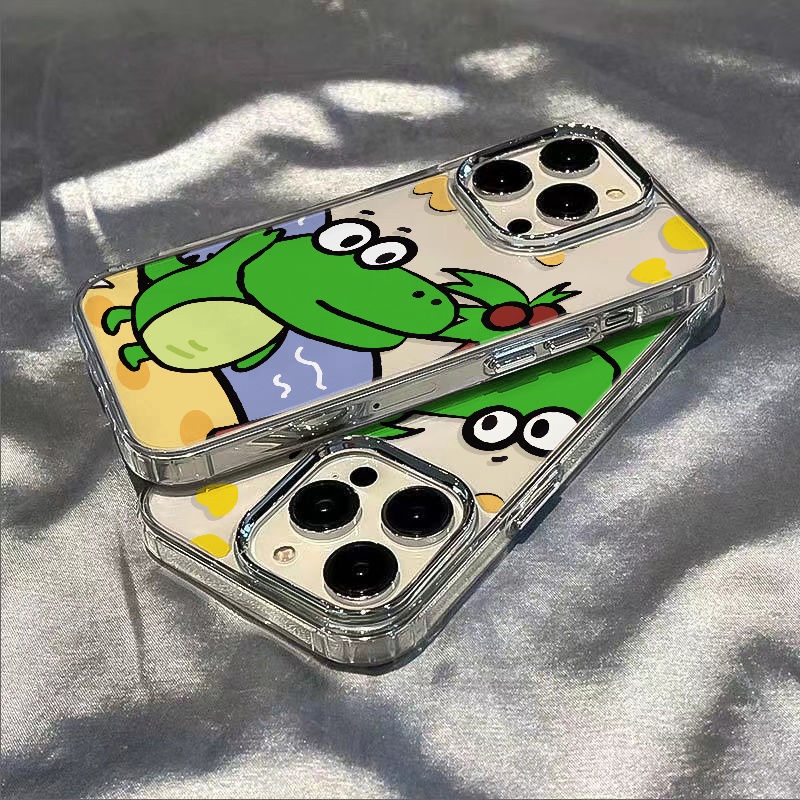 ✅Ốp Điện Thoại Mềm Chống Sốc Họa Tiết Cây Dừa Và Cá Sấu Cho Iphone 8 11Plus max 14pro 12713 / CXPB