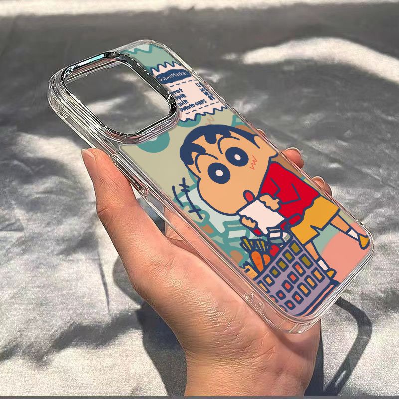 ✅Ốp Điện Thoại Mềm Chống Sốc Hình Shin-Chan MC0D Cho iPhone12xs13 14promaxplus Apple 8 711