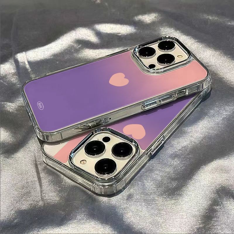 ✅Ốp Điện Thoại Mềm Chống Sốc Họa Tiết Trái Tim Cho Iphone 12 13 14 Pro 11 Max 87 Xw1