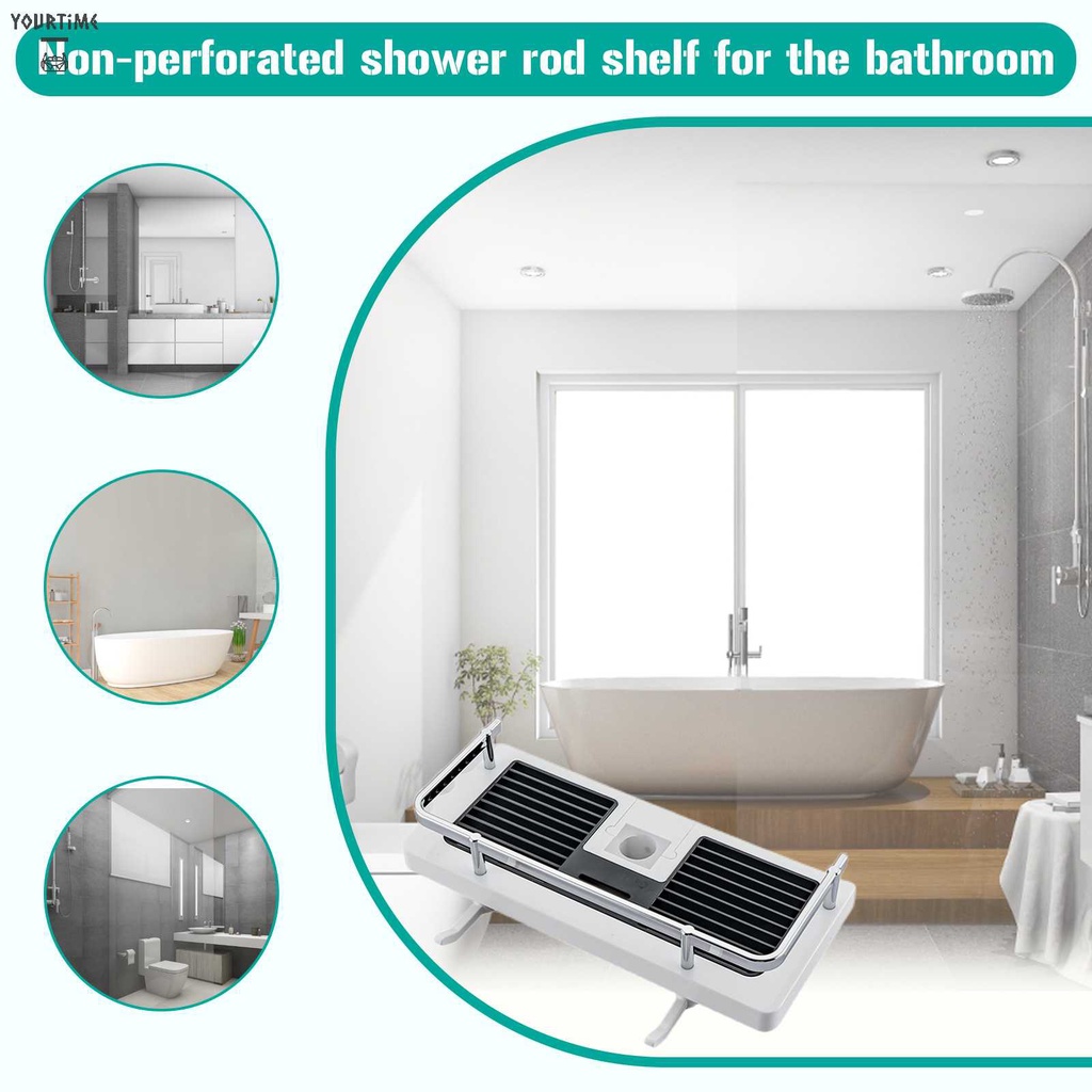 Giá Đỡ Chai Dầu Gội Một Tầng Đa Năng Cho Nhà Vệ Sinh