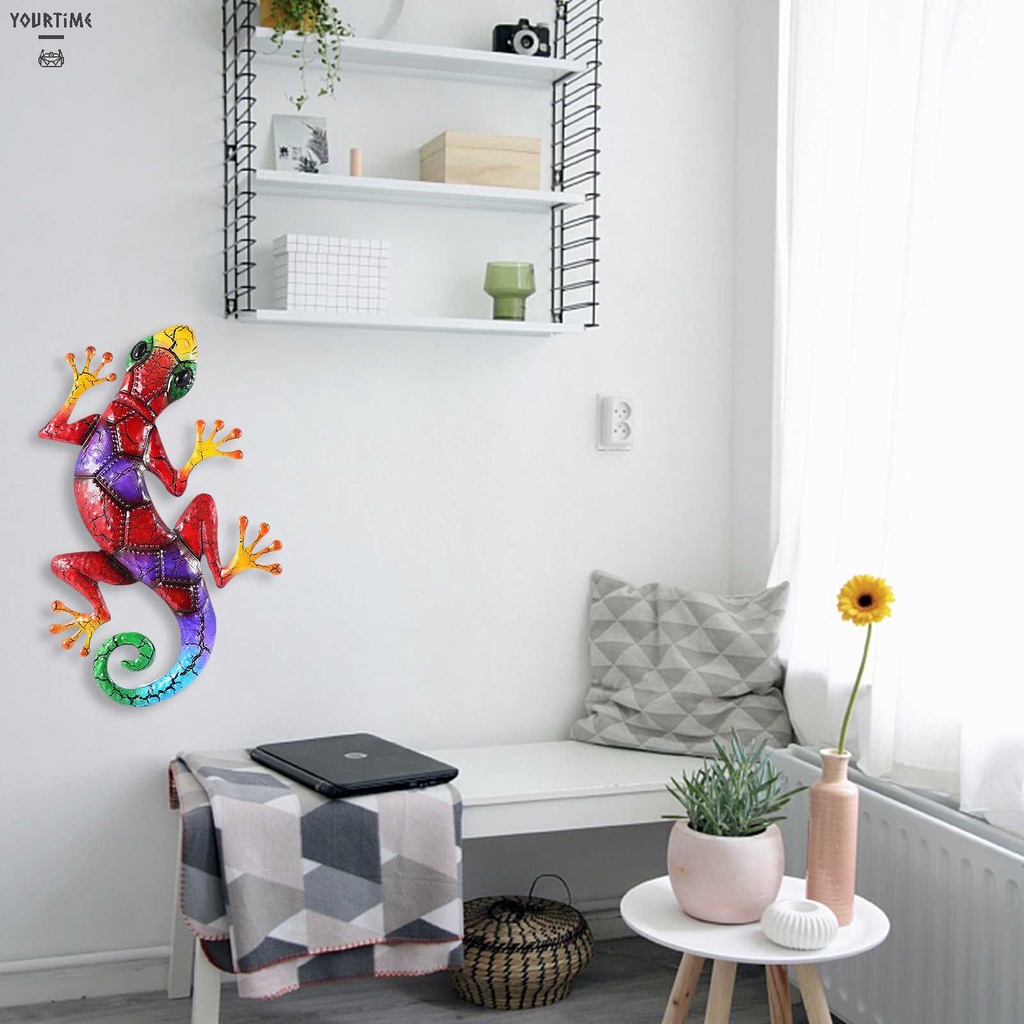 Mô Hình Thằn Lằn Bằng Kim Loại Treo Tường Trang Trí