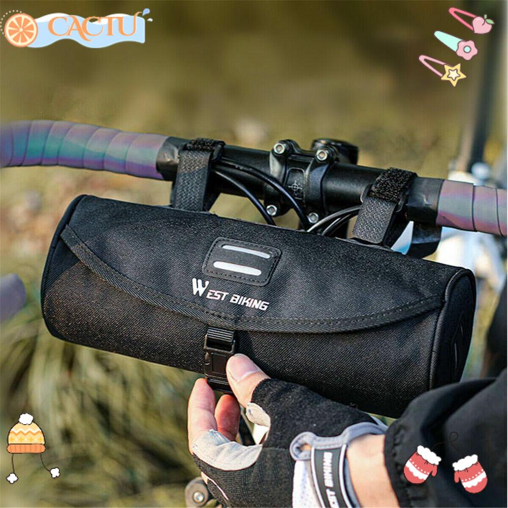 CACTU Túi Đựng Đồ Dùng Treo Khung Trước Xe Đạp Phản Quang An Toàn Tiện Dụng