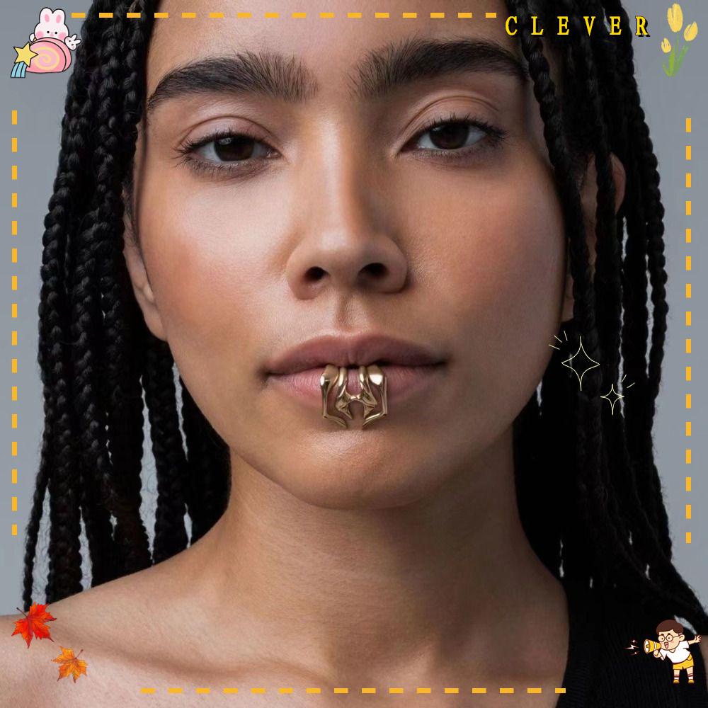 Khuyên Xỏ Môi Không Xỏ Phong Cách Punk Mới