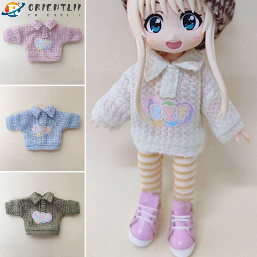 Áo Sweater Dệt Kim Mini Nhiều Màu Xinh Xắn Cho Búp Bê Orentlii